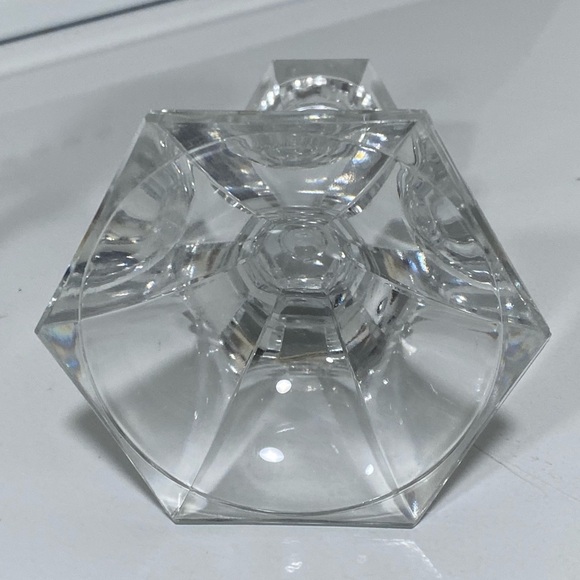 Crystal Taper Candle Holders Set of 2 - Picture 4 of 4